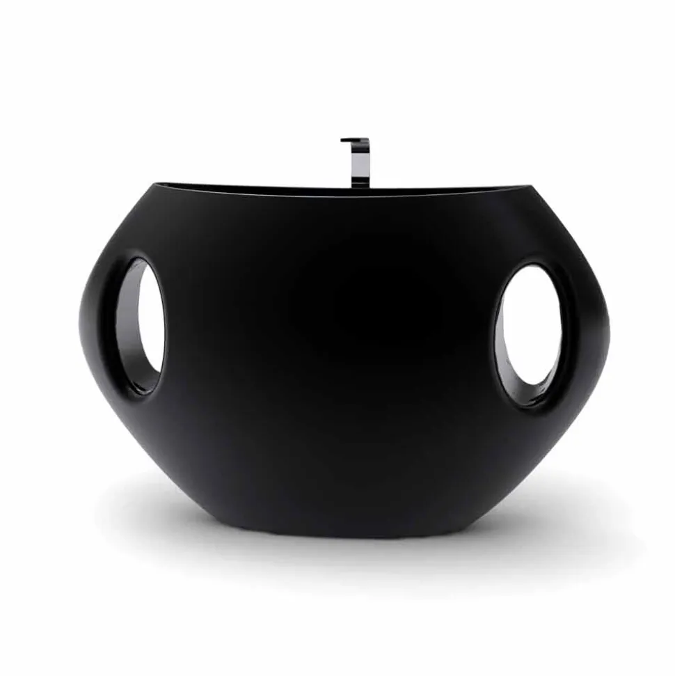 Lavabo a colonna design moderno Pandora made in Italy