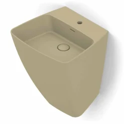 Lavabo a parete di design moderno in ceramica prodotto in Italia,Goran