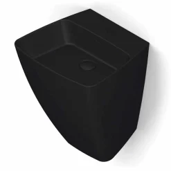 Lavabo a parete di design moderno in ceramica prodotto in Italia,Goran