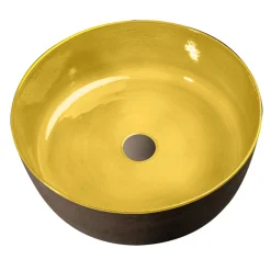 Lavabo Bagno da Appoggio in Argilla Refrattaria Made in Italy - Tatiana
