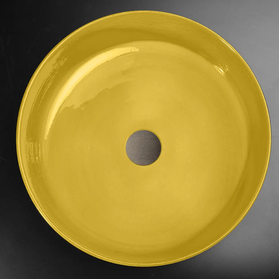 Lavabo Bagno da Appoggio in Argilla Refrattaria Made in Italy - Tatiana