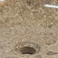 Lavabo bagno da appoggio in pietra naturale di design Ziva,pezzo unico