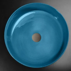 Lavabo Bagno in Argilla con Interno Smaltato Made in Italy - Tatiana