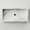 Lavabo Bagno in Gres Porcellanato Effetto Marmo Made in Italy - Ludmilla