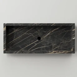 Lavabo Bagno in Gres Porcellanato Effetto Marmo Made in Italy - Ludmilla