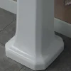 Lavabo Consolle a Colonna in Ceramica Lavorata a Mano L 104 cm - Wollie