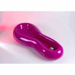 Lavabo da appoggio design moderno nero o fucsia Goldline