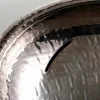 Lavabo da appoggio di design ceramica silver made in Italy Glossy