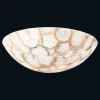 Lavabo da appoggio di design in pietra cristallina Poncho
