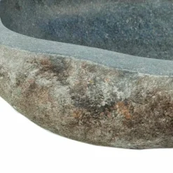 Lavabo da appoggio di design in pietra naturale Kai, pezzo unico