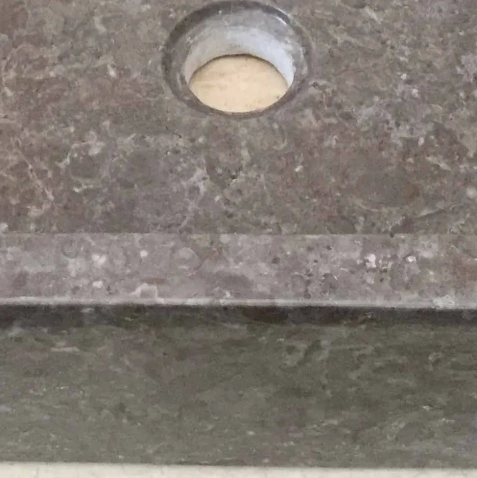 Lavabo da appoggio di design pezzo unico Jeff, in pietra naturale