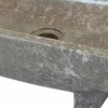 Lavabo da appoggio grigio design in pietra naturale Iria, pezzo unico