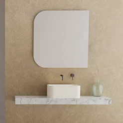 Lavabo da Appoggio in Ceramica con Piletta Compresa Made in Italy - Scatola