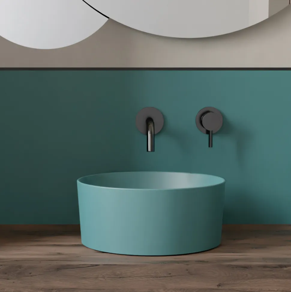 Lavabo da Appoggio in Ceramica di Diverse Finiture Made in Italy - Palline
