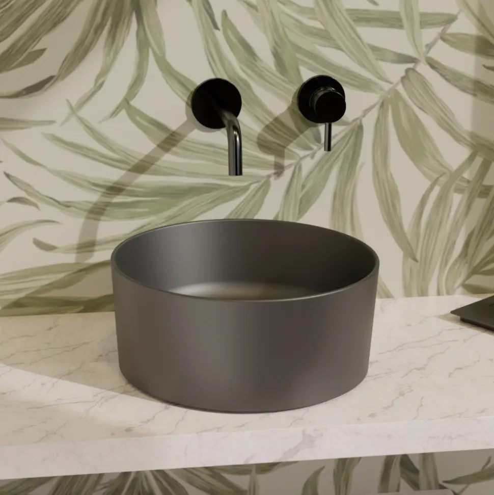 Lavabo da Appoggio in Ceramica di Diverse Finiture Made in Italy - Palline