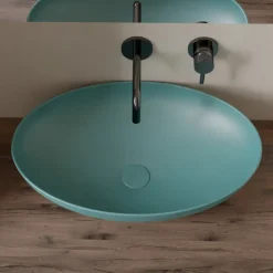 Lavabo da Appoggio in Ceramica Lucida o Opaca Made in Italy - Ferry