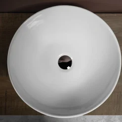 Lavabo da Appoggio Inclinato Ovale in Ceramica e Design Moderno - Papavero