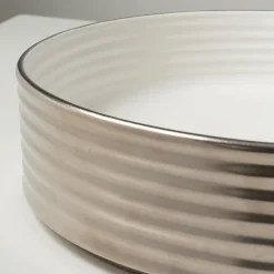 Lavabo da Appoggio in Gres Porcellanato Ondulato Made in Italy - Vibrazione