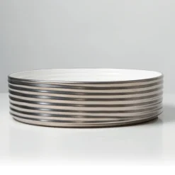 Lavabo da Appoggio in Gres Porcellanato Ondulato Made in Italy - Vibrazione