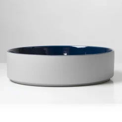 Lavabo da Appoggio in Gres Porcellanato Tornito a Mano Made in Italy - Halo