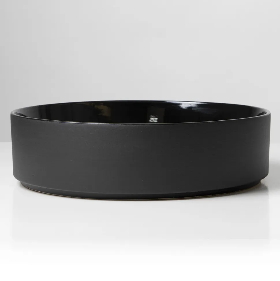 Lavabo da Appoggio in Gres Porcellanato Tornito a Mano Made in Italy - Halo