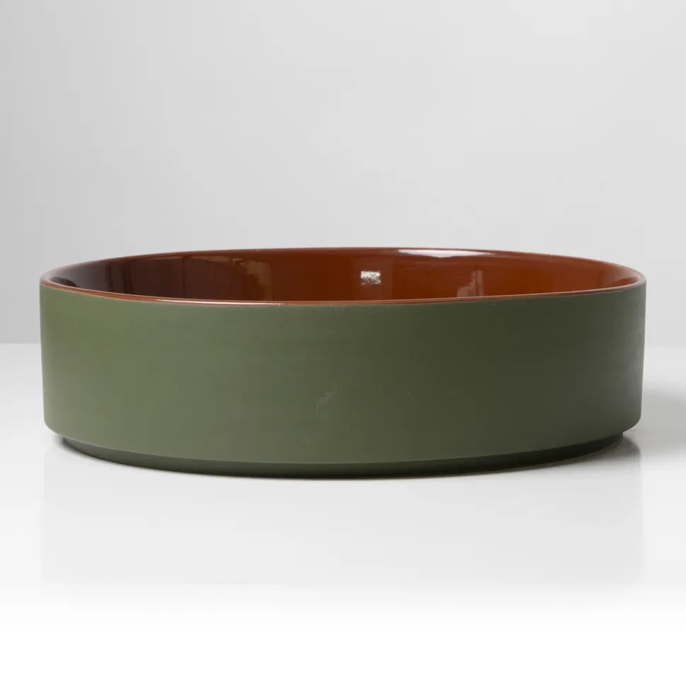 Lavabo da Appoggio in Gres Porcellanato Tornito a Mano Made in Italy - Halo