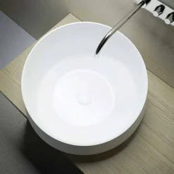 Lavabo da appoggio in Solid Surface fatto in Italia,Dongo