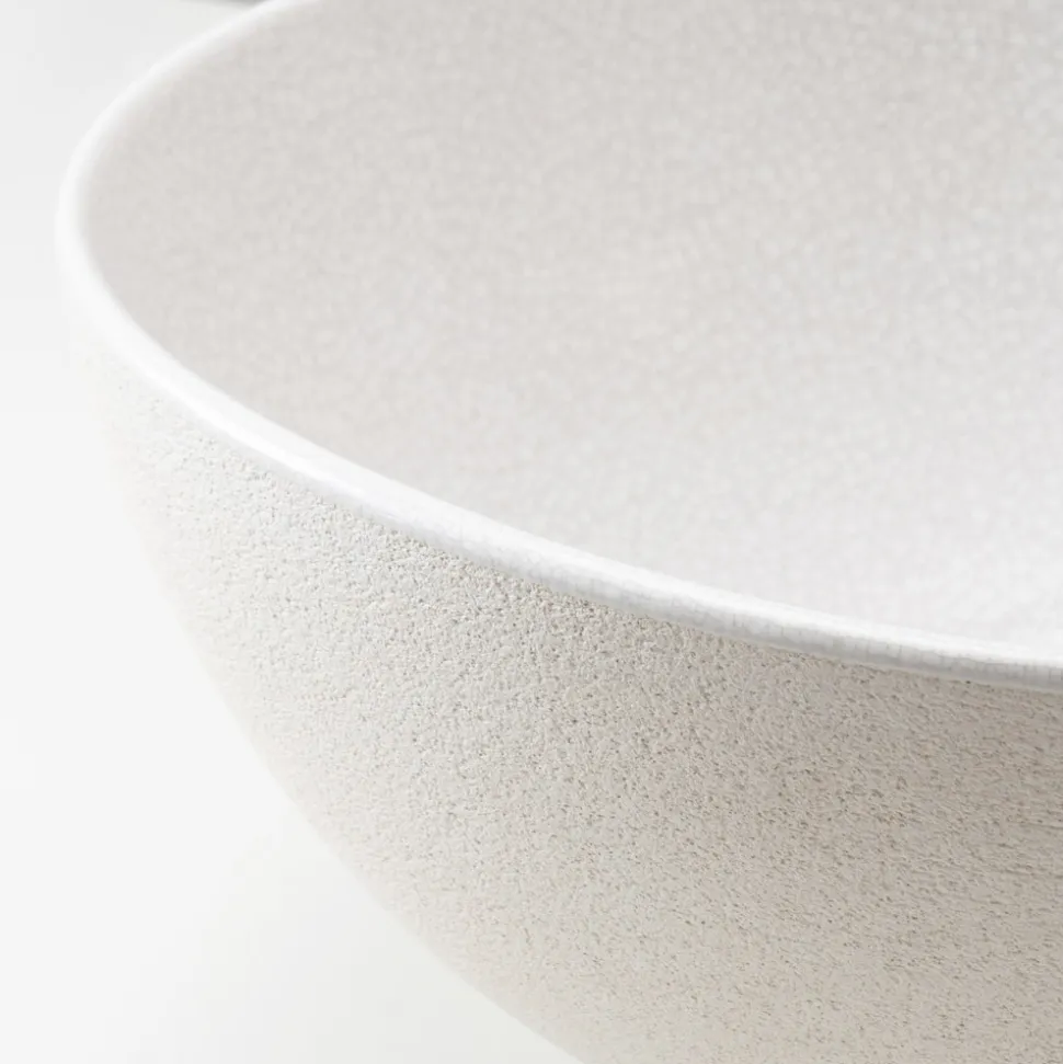 Lavabo da Appoggio in Terra Raku Tornita a Mano Made in Italy - Magma
