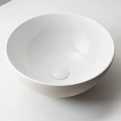 Lavabo da Appoggio in Terra Raku Tornita a Mano Made in Italy - Magma