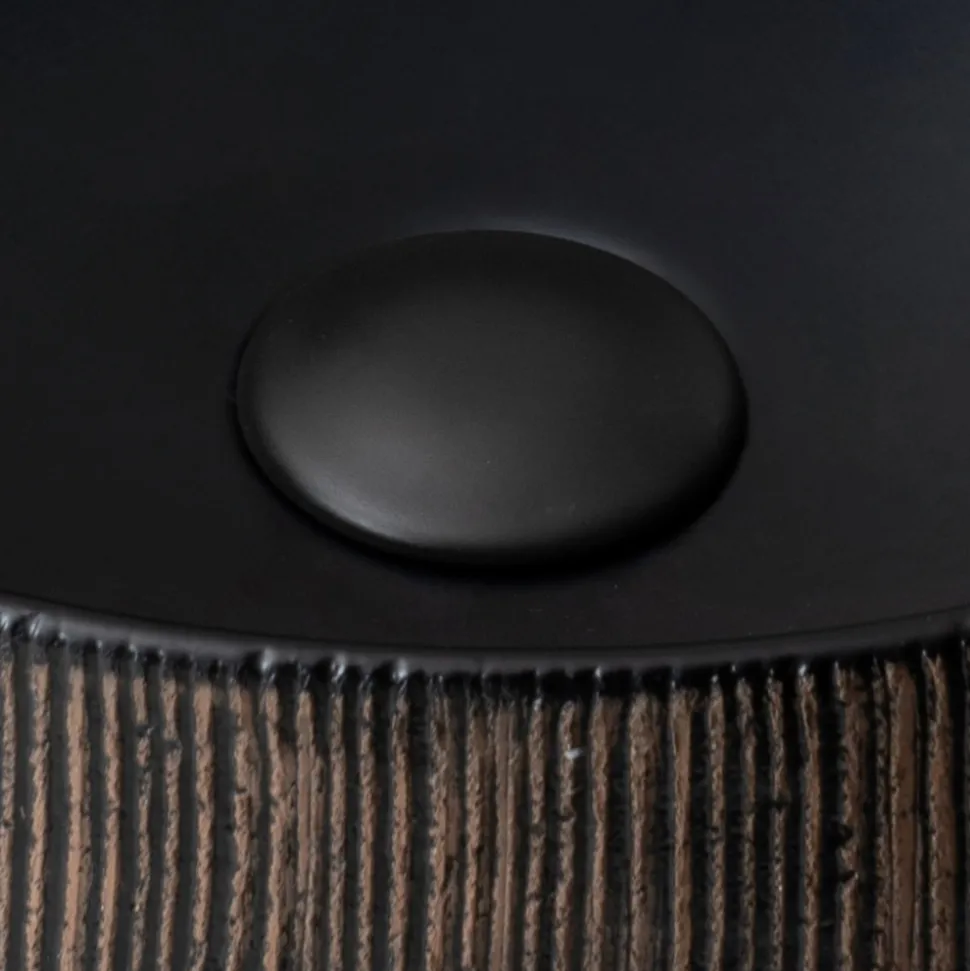 Lavabo da Appoggio in Terra Rossa Naturale Striato a Mano - Balance