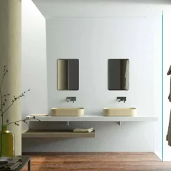 Lavabo da appoggio moderno colorato made Italy, Formicola