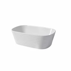 Lavabo da Appoggio Moderno in Ceramica Bianca o Colorata Trabia