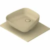 Lavabo da appoggio moderno in ceramica realizzato in Italia, Reale