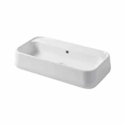 Lavabo da Appoggio o da Parete Moderno in Ceramica Colorata Oliena