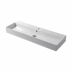 Lavabo da Appoggio o Parete di Design in Ceramica Colorata Leivi
