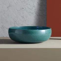 Lavabo da Appoggio per il Bagno Realizzato in Fire Clay Made in Italy - Tallone