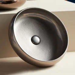 Lavabo da Appoggio per il Bagno Realizzato in Fire Clay Made in Italy - Tallone