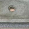 Lavabo da appoggio verde di design per bagno Hilda, in pietra naturale
