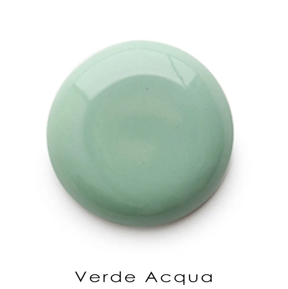 Lavabo da Bagno Sospeso in Ceramica Bianca e Colorata 42 cm - Meridiano