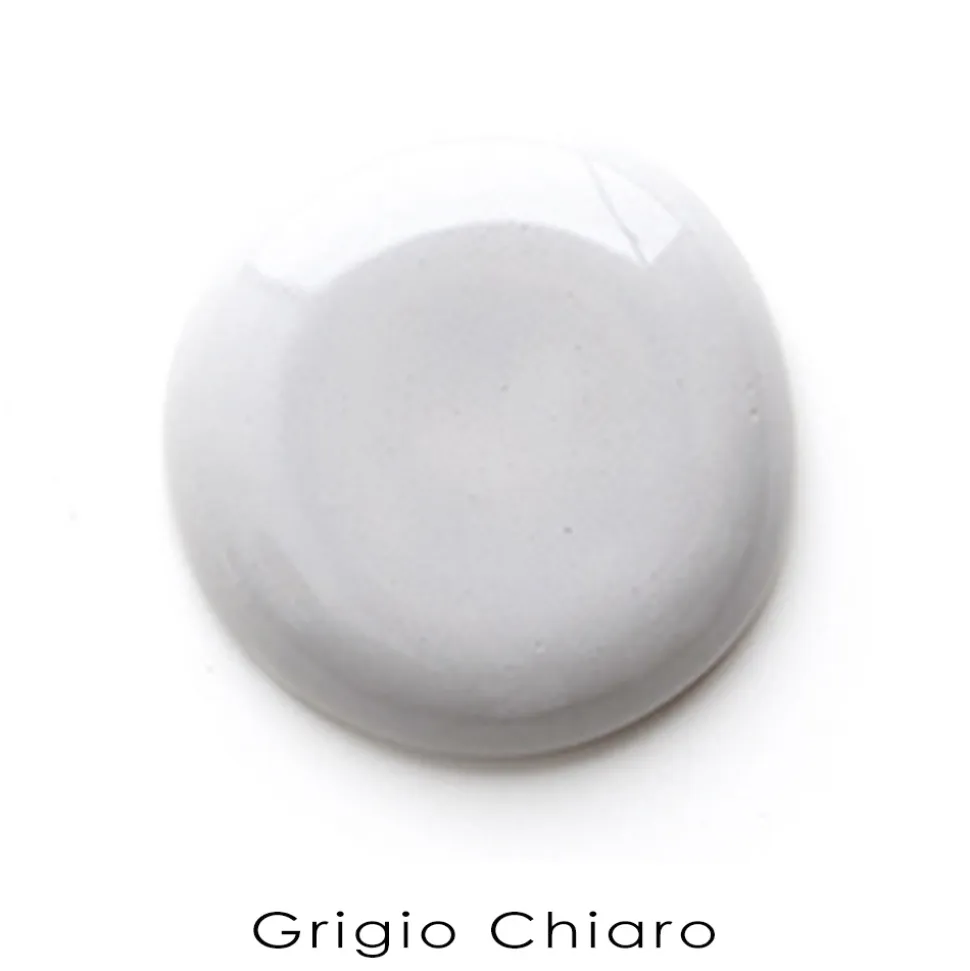 Lavabo da Bagno Sospeso in Ceramica Bianca e Colorata 42 cm - Meridiano