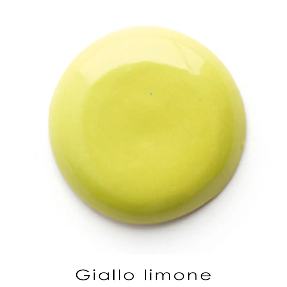 Lavabo da Bagno Sospeso in Ceramica Bianca e Colorata 42 cm - Meridiano