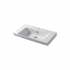 Lavabo da Incasso e Appoggio in Ceramica Bianca o Colorata Maida