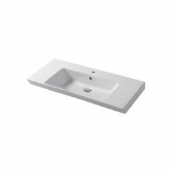 Lavabo da Incasso e Appoggio in Ceramica Bianca o Colorata Maida