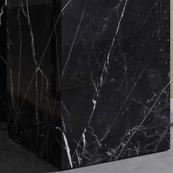 Lavabo da Terra, a Colonna, in Gres Porcellanato, Lusso Made in Italy - Calogero