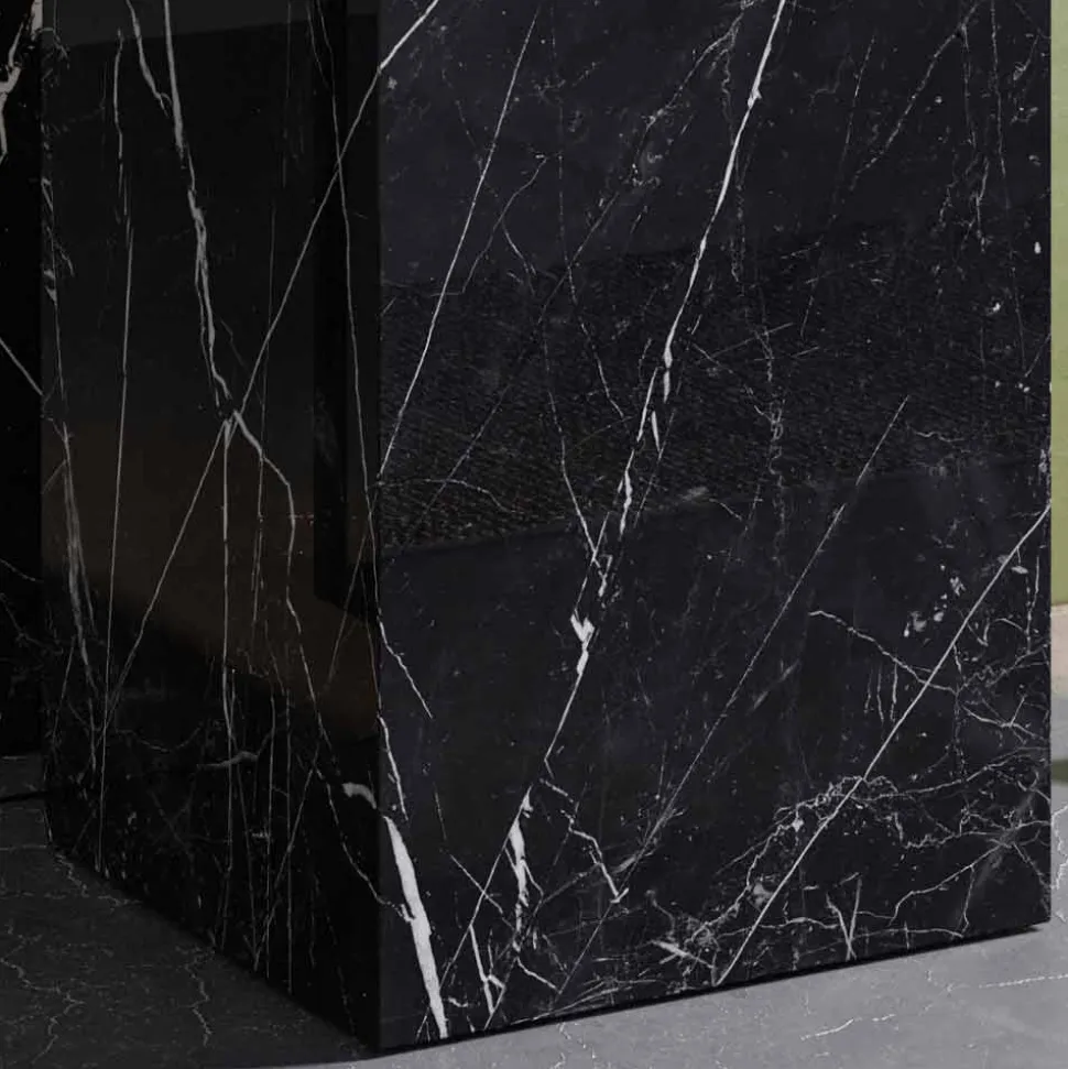 Lavabo da Terra, a Colonna, in Gres Porcellanato, Lusso Made in Italy - Calogero