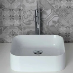 Lavabo Design da Appoggio in Ceramica Made in Italy Leivi