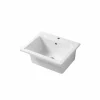Lavabo Design Moderno da Appoggio e Incasso in Ceramica Satri