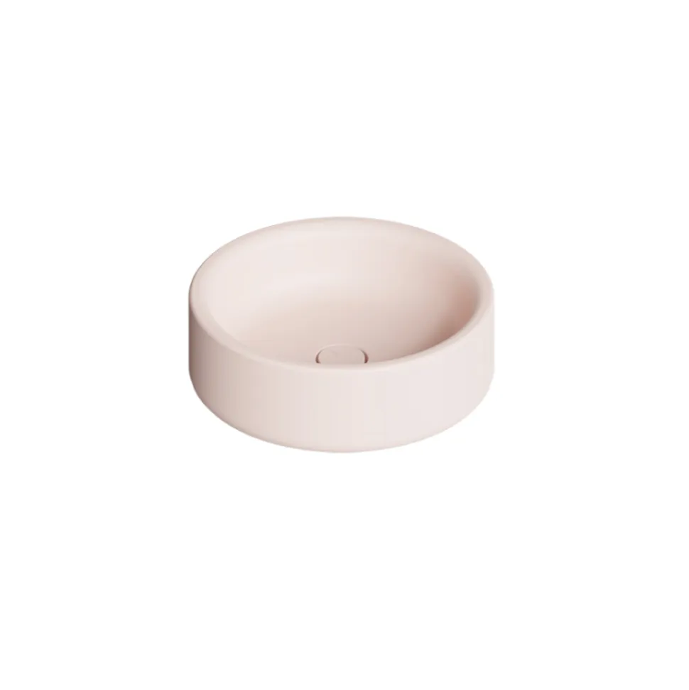Lavabo Diametro 42 cm da Appoggio in Ceramica Made in Italy - Ragazza