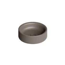 Lavabo Diametro 42 cm da Appoggio in Ceramica Made in Italy - Ragazza