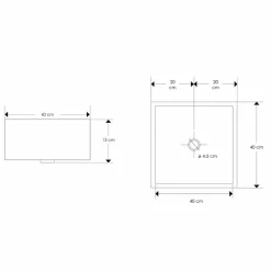 Lavabo di Design da Appoggio con Piastra in Resina - Duca
